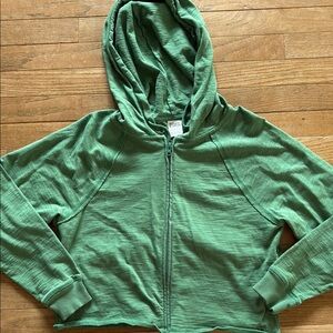 VS Pink Green Hoodie Small